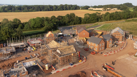 House building construction UK